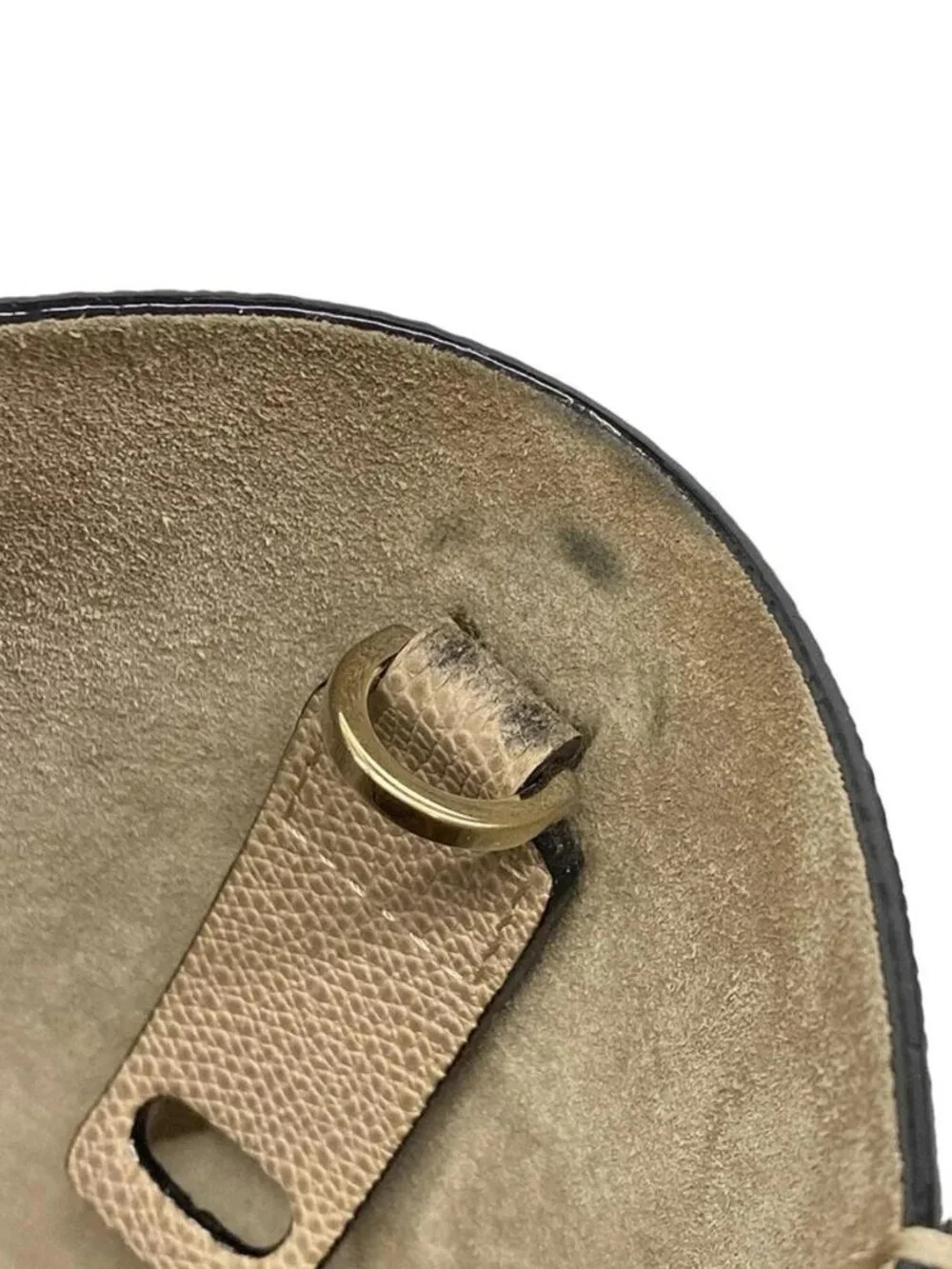 Valextra Bucket Bag Micro Shoulder Pink Beige Leather HANDBAG